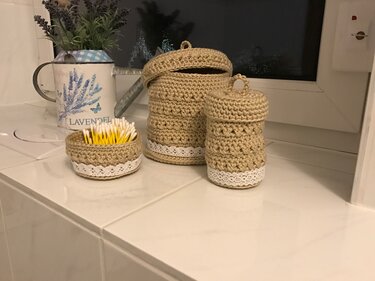Häkelanleitung Körbchen/Utensilo "Home" - alle Größen