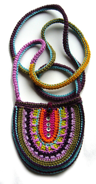 Häkelanleitung Hippie-Täschchen von crochet-jewels