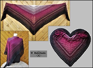 Häkelanleitung Dreieckstuch " Grande Abbraccio "