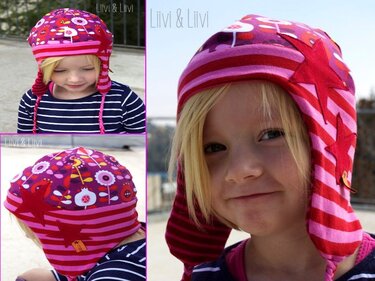 Nähanleitung - Ohrenmütze zum Wenden