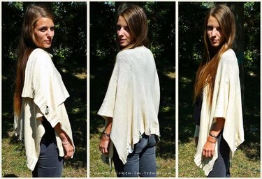 Strickanleitung für Poncho / Schulterwärmer | SUPER#Light