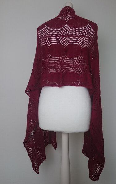 Rote Zora - stole / shawl (knitting)