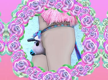 flotter Einhorn-Slip   / Perky Unicorn-Slip - Crochet