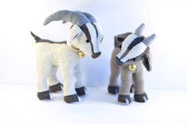 Haekelicious Ziege und Ziegenbock - Häkeln