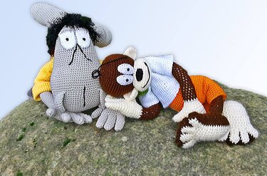 Häkelanleitung Äffle & Pferdle