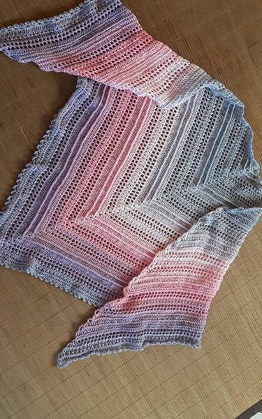 " Herbsttraum " Dreieckstuch  - Häkeln