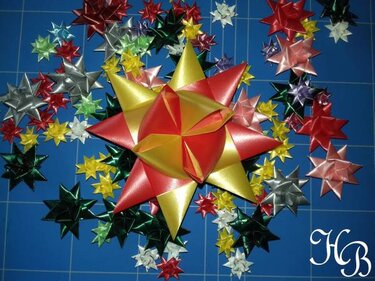 Fröbelstern und seine Möglichkeiten - Faltanleitung - Basteln