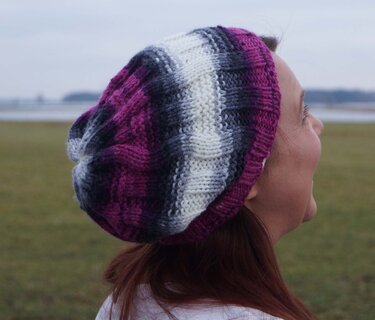 Anleitung zum Stricken Mütze *Touch the rainbow*