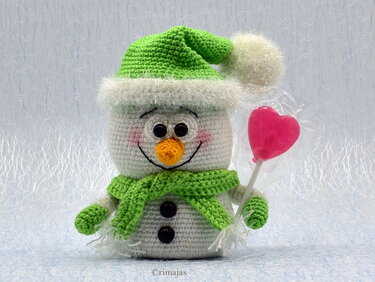 Häkelanleitung - Süße Schneemänner - befüllbar, Geschenkidee, Adventskalender