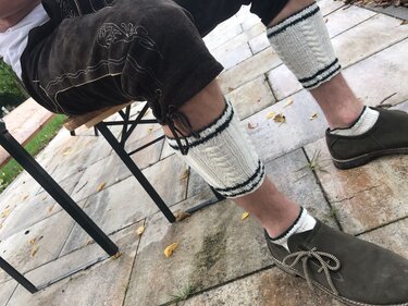 Strickanleitung bayrische Wadlstutzen, Loferl, Wadlstrümpfe Einheitsgröße