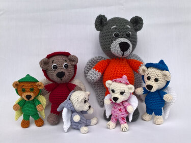 Häkelanleitung Schutz-Bärchen