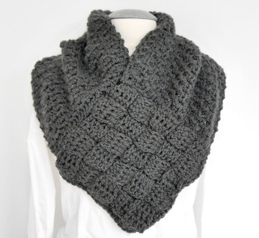 Häkelanleitung - Webschal CHUNKY - No.133