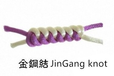 Chinesische Knoten Grundkurs -- JinGang Knoten - Basteln