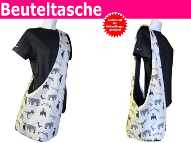 Beuteltasche - Schnittmuster und Nähanleitung