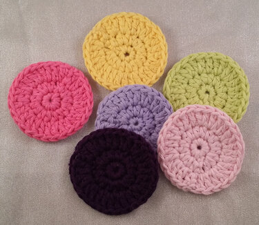 Gehäkelte Kosmetikpads - Häkeln