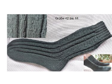 Strickanleitung Herrensocken-Alfred