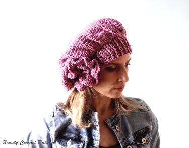 Crochet Beret "Paris"