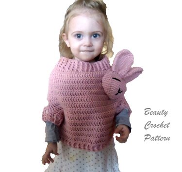 Bunny Poncho Pattern - Crochet