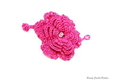 E-Book Flower Bracelet - Crochet