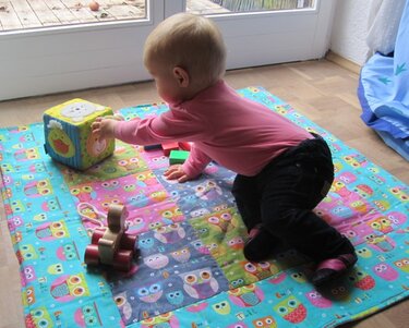 LILLITHs patchwork blanket / playpen blanket - Sewing