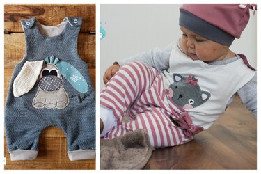 Baby-Strampler Rock-a-Baby Gr. 50-92 - Nähen