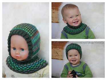 Häkelanleitung für Schlupfmütze, Schalmütze oder Kragschal