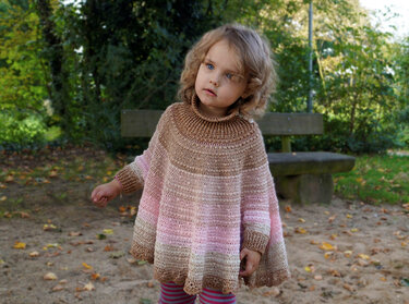 Häkelanleitung Poncho (alle Größen)