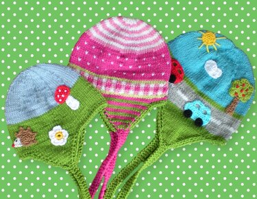 Mütze mit Ohrenklappen Strickanleitung