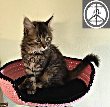 Häkelanleitung Katzen-/ Hundekörbchen "Molly"