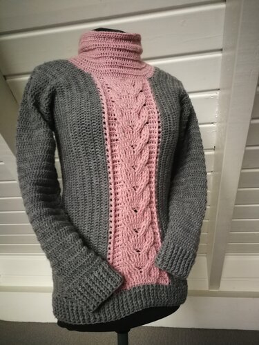Häkelpullover "Rosalie" Gr. 32-50, inkl. Video - Häkeln