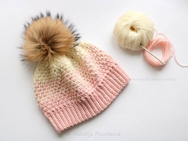 Warme und Stilvolle Mütze in alle Größen - Häkelanleitung