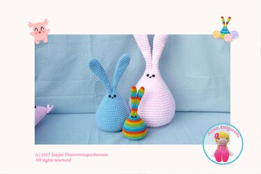 Bunny Amigurumi Crochet Pattern