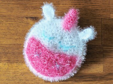 Häkelanleitung: Einhorn - Schwamm