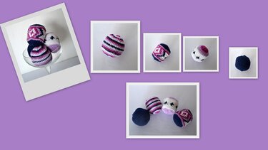 Hacky Sack * Footbag * Jonglierball * Rastabag - Häkeln