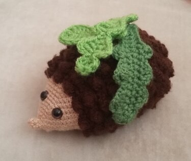 Crochet pattern hedgehog Schnuffel