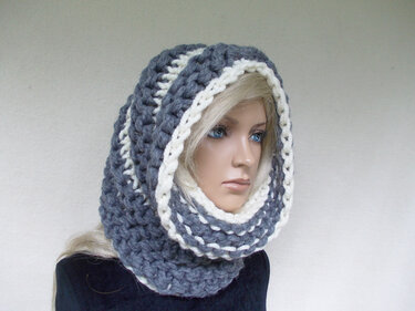 Strickanleitung für Schlauchschal, Rundschal220, unisex - Bild 2