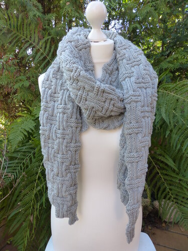 Gestrickter Schal "Nachts in Toronto" - Stricken