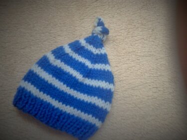 gestrickte Zipfelmütze für Puppen - Stricken