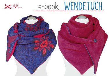 XL Dreieckstuch zum Wenden - Nähen