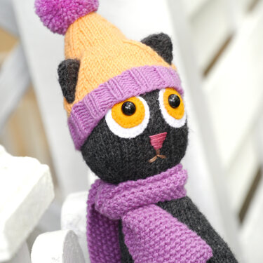 Kostenlose Strickanleitung - Steffi die Katze - Stricken