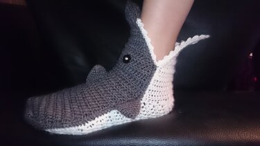 Anleitung "Bissige Haisocke Gr. 39/40"