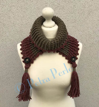 fantastischer Kragen "Davinci" - Häkeln