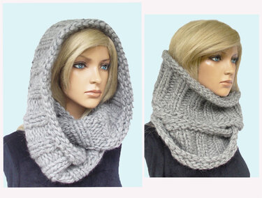 Strickanleitung für XXL-Schal, Loop, Rundschal, unisex, No224