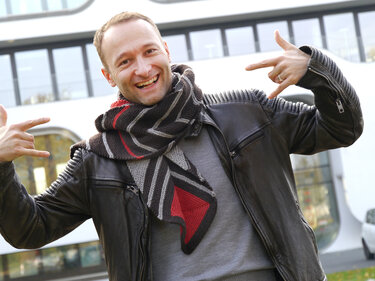 Herrenschal Rolo Strickanleitung