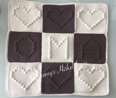 Bobbelmaschen Buchstaben - Häkeln