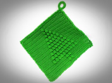 Topflappen - Oh Tannenbaum - gehäkelt - Häkeln