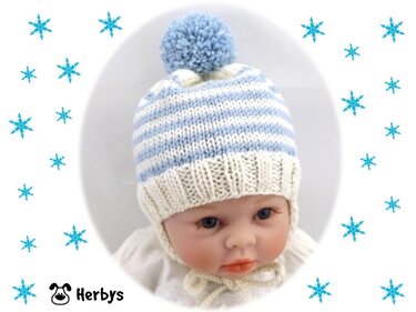 Strickanleitung Babymütze "Bommerl"