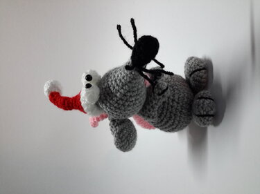 Häkelanleitung Weihnachtsmäuschen, Weihnachten, Amigurumi