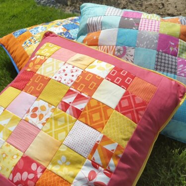 Patchwork-Kissen Charmi - Nähen