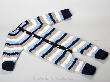 Mitwachsender Overall für Kinder - Häkelanleitung